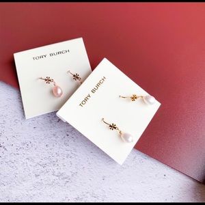 Gold Tory Burch earrings